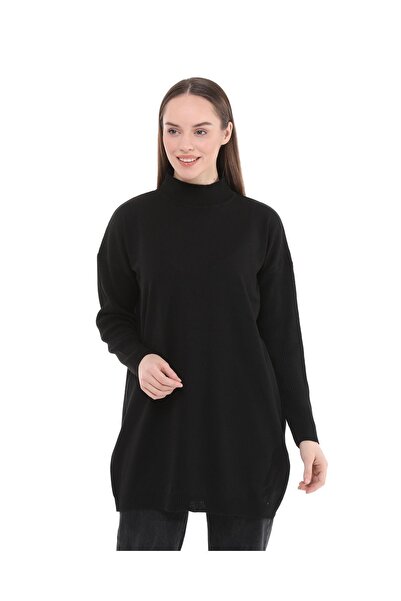 ilmek Women's Comfortable Fit Thin Knitwear Basic Sweater