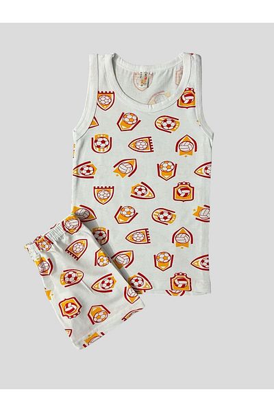 elmas kids Boy's Cotton Football Patterned Colorful Athlete Boxer Set