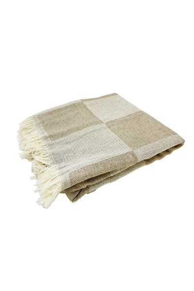 FUNNDY Set of 2 Checkerboard Patterned Summer Beach Loincloth and Towel - 70x155 Cm