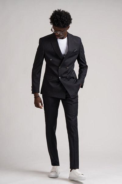 ADİMO Adimo Slimfit Κοστούμι με μυτερό γιακά με διπλό σχιστό