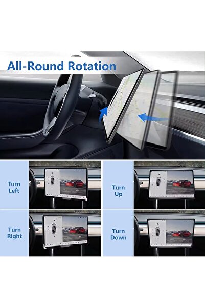TESLA Li Parts Model Y/3 Ekran Döndürme Braketi-Juniper Uyumsuz