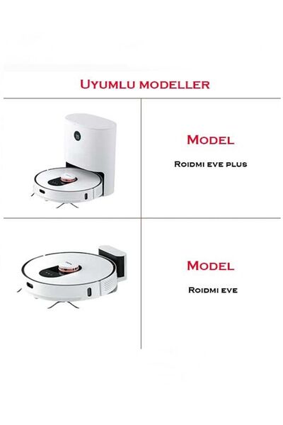 ibrush Συμβατό με Roidmi Eve - 2 Σετ κύριας βούρτσας