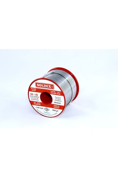Soldex 1.6 mm 500 gr Lehim Teli Sn60  Pb40