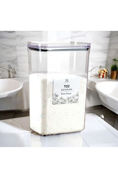 Pembelia Life Decorative Rectangular Detergent Box - Jar Storage Container