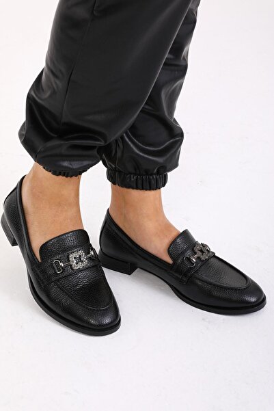 FOLLİNİ Loafer de damă verde - Detaliu accesoriu