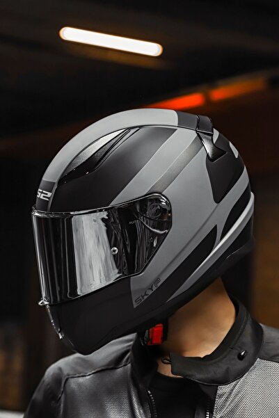 LS2 RAPİD SETHDES MAT COOL GRİ-SİYAH KASK