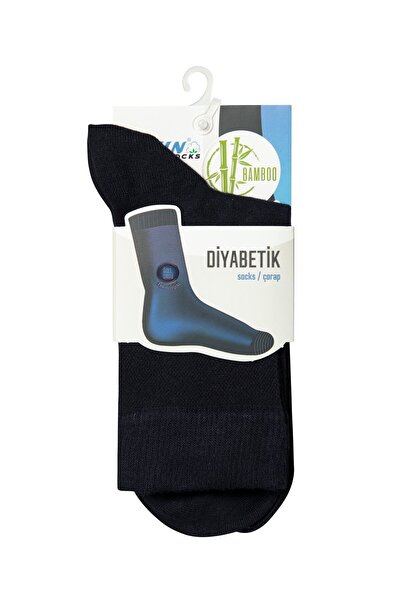 TOLIN Синій бамбуковий набір шкарпеток для чоловіків з діабетом, 6 пар - не тиснуть, еластичні, дихаючі 14408