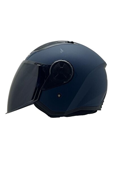 LS2 AIRFLOW 2 MAT NAVY MAVİ KASK SİYAH CAM