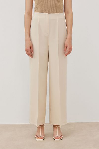 NUR KALAY COLLECTION Palazzo Fabric Trousers