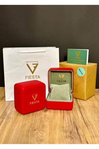 Fiesta Green Steel Case Men Wristwatch