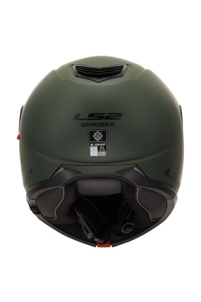 LS2 STROBE 2 MAT YEŞİL ÇENEDEN AÇILIR MOTOSİKLET KASKI