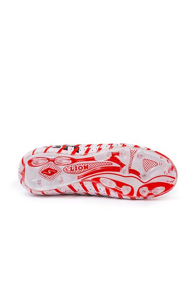 Freemax Unisex Red Black Football Boots - Socks Football Shoes