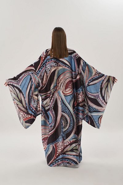Eda Taşpınar Kaftan Wild TEKS-00052