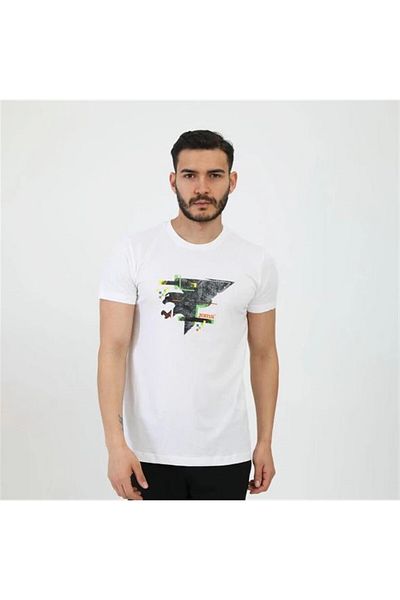 Joma Ανδρικό μπλουζάκι Eagle White - 4231124