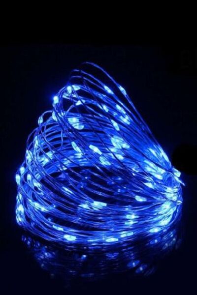 BYSHOME Peri Led 3 Metre Pilli Mavi Renk Dekoratif Aydınlatma