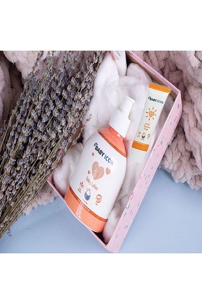 Baby İcon 2 in 1 Baby Double Summer Set - Lotion and Sunscreen