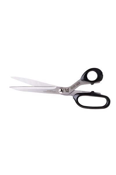 ATMACA TUHAFİYE Black Steel Tailor Scissors - 25 Cm and 10 Inch