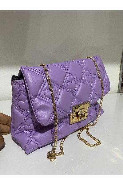 İkizler Leather Patterned SUNİ Bag