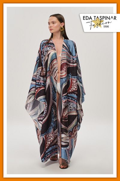 Eda Taşpınar Kaftan Wild TEKS-00052