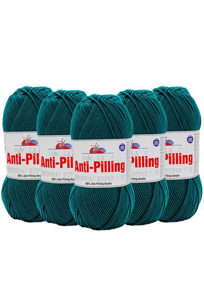 Himalaya Petrol Green 5 Pieces Himalayan Everyday Super Lux Anti Pilling Hand Knitting Yarn - 73419