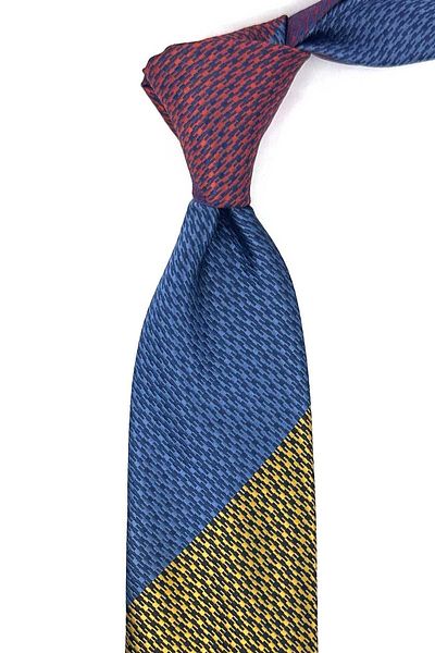 Kravatkolik Dot Pattern Multicolor Patchwork Classic Tie KK12171