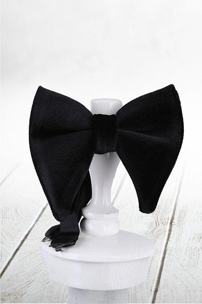 Kravatkolik Black Velvet Bow Tie P862