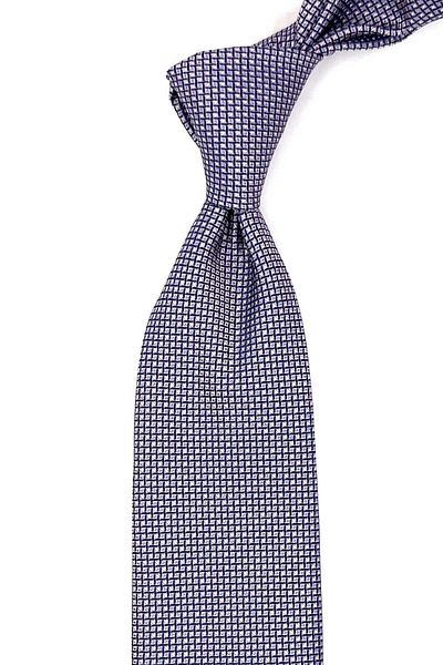 Kravatkolik Patterned Pink Necktie with Handkerchief - KK12597