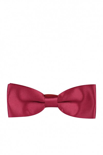La Pescara Burgundy Slim Satin Bow Tie SP19