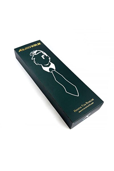 Kravatkolik Синій краватка з кишенькою - з крапчастим візерунком, класична KK12596