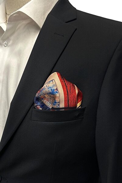 Kravatkolik Багатоколірний чоловічий кишеньковий хустинка з квадратним візерунком SPS595-63