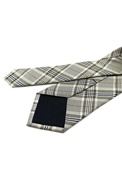 Kravatkolik Ιταλική Μεταξωτή Πράσινη Καρό Γραβάτα - IK1679