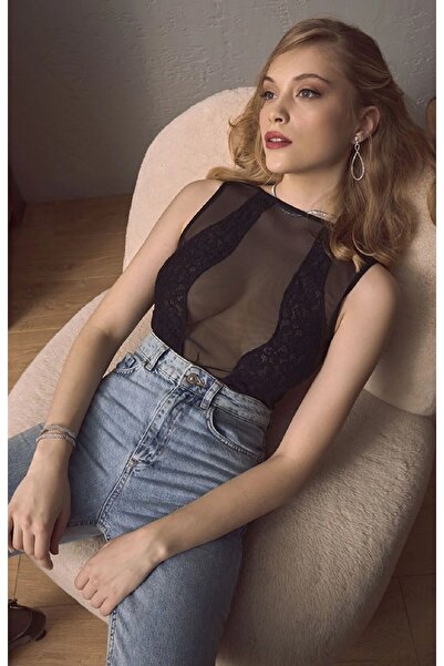 S'S Boutique Чорний мереживний жіночий бралет