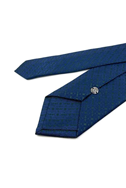 Kravatkolik Зелений - Синій мотив візерунок з хусткою Класичний краватка KK12012