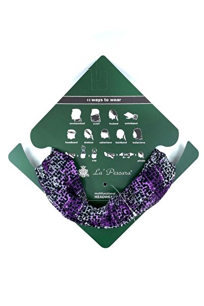 La Pescara Galaxy Purple Bandana Bnd54