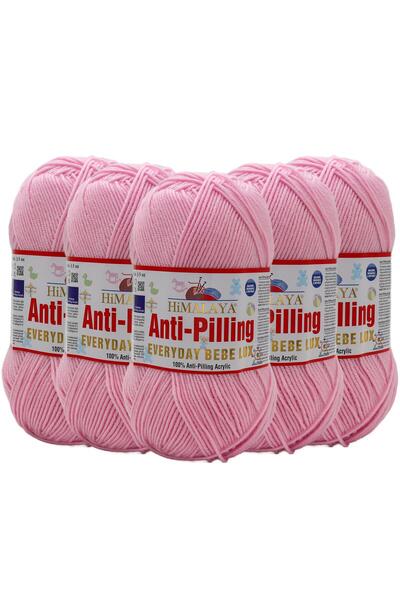 Himalaya 5 bucăți Himalaya Everyday Bebe Lux Anti Pilling - 70404 Ață roz pen...