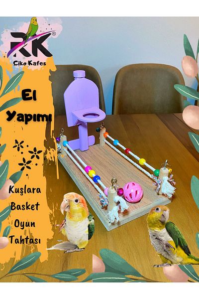 Ciko Kafes Basket Game Board for Birds