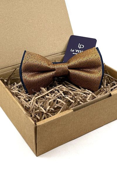 Kravatkolik Saffron Dot Pattern Bow Tie P1733