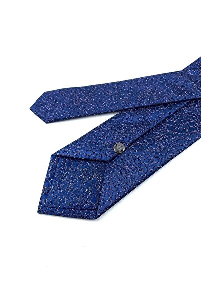 Kravatkolik Синій краватка з пісочним візерунком