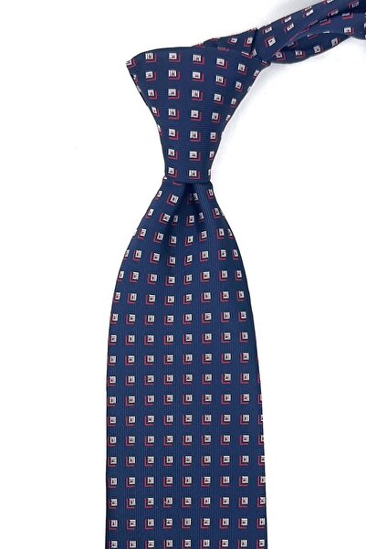 La Pescara Синій класичний крават з дрібним візерунком KK11847