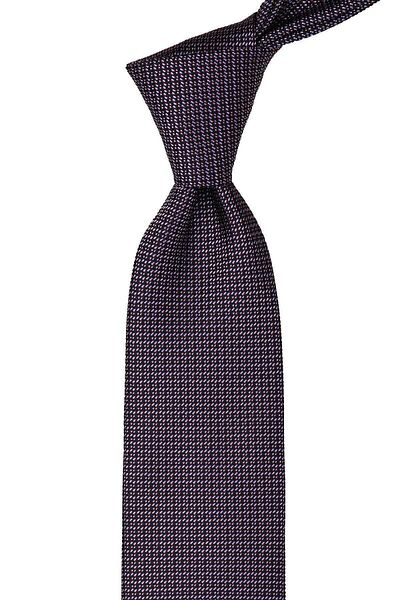 Kravatkolik Classic Tie with Black Dot Pattern Handkerchief Kk10102