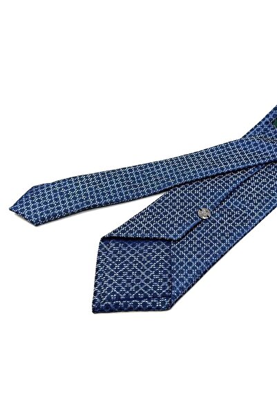 Kravatkolik Синя краватка з білим крапчастим візерунком - KK12583