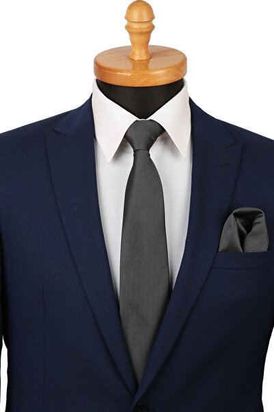 La Pescara Κλασική γραβάτα με μαντήλι με σχέδιο καπνιστή κηλίδα Kk4154