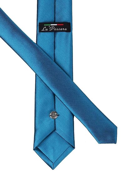 Kravatkolik Petrol Green Plain Slim Tie Sk4502