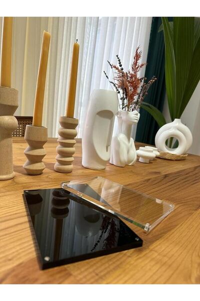 ZD HOMEDITING Black Plexiglass Frame