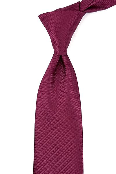 Kravatkolik Claret Red Dot Pattern Classic Tie with Handkerchief Kk11145