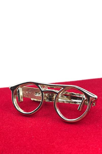 La Pescara Glasses Gold Tie Clip KIY12