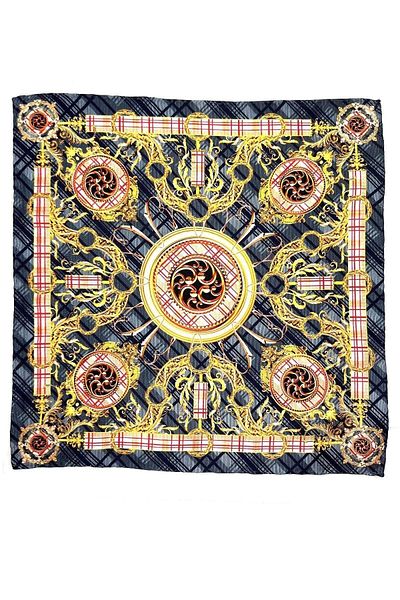 Kravatkolik Smoked Motif Pattern Men's Pocket Handkerchief SPS584-75