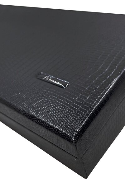 La Pescara Brown Italian Silk Tie Steel Cufflinks Men's Gift Set Sks