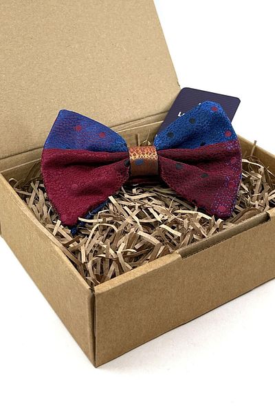 Kravatkolik Multicolored Polka Dot Pattern Bow Tie P1791