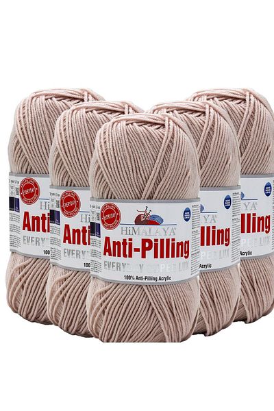 Himalaya Himalaya Everyday Super Lux Anti Pilling 5 Pieces Hand Knitting Yarn - Stone Beige 73403